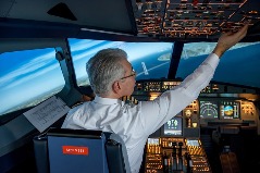 Flugzeug Cockpit